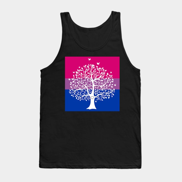 GGA Logo with Bi-Pride Flag Tank Top by Grace's Grove Audio